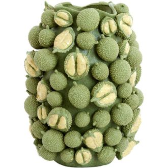 Light & Living Light&living - Vaso De Cer&aacute;mica Mat Verde Lanika - &Oslash;35,5x45 Cm