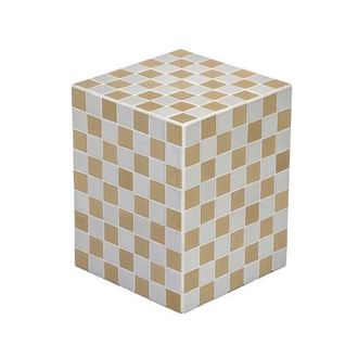 Jonathan Y Designs Callista 18 Modern Bohemian Ceramic Tiled Rectangle End Table in Khaki Gray at Nordstrom