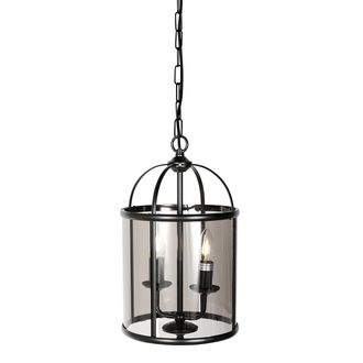 Steinhauer L&aacute;mpara Colgante - Pimpernel - Negro - Vidrio Metal - Steinhauer