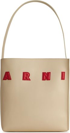 Marni Museo Ivory Leather Bag
