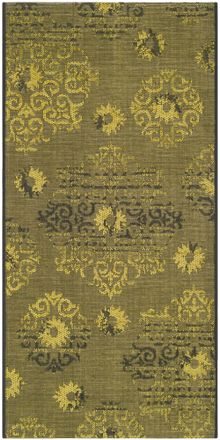 Safavieh Alfombra negro/verde 122 x 183 cm