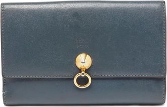 Fendi Portafoglio con logo - Grigio