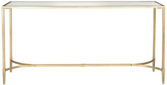Safavieh Consolas de hierro/cristal oro