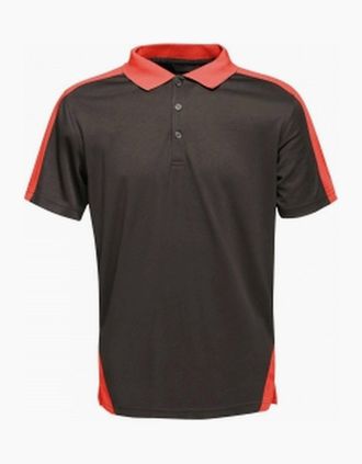 Regatta Mens Regatta Professional Mens Contrast Coolweave Polo Shirt - Black - Size: 40