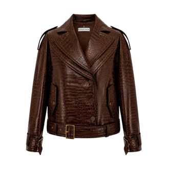Rowen Rose Trench corto - - Jackets - Donna - Marrone - M