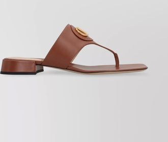 Valentino leather slides