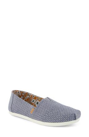 Toms Classic Alpargata Slip-On in Light/Pastel Blue at Nordstrom, Size 8.5