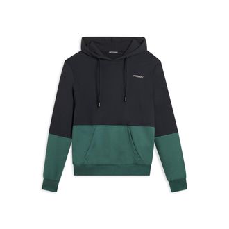 Freddy Felpa colour block con cappuccio in jersey