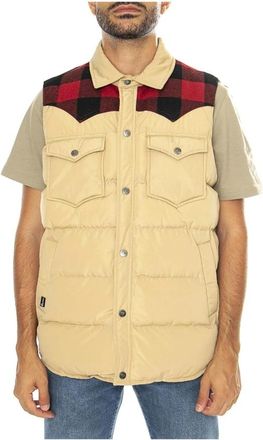 Penfield Mouwloze Jas - Heren - Bodywarmers - Beige - 2XL - Jassen