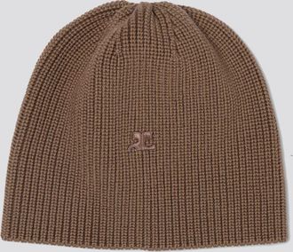 Courr&egrave;ges Cappello a berretto di lana merino Courr&Egrave;ges