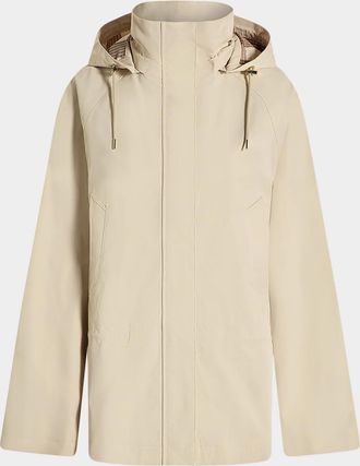 Varley Etta Short Hooded Rain Jacket