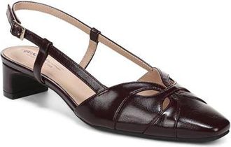 Life Stride Landon Slingback Pump in Chocolate Plum at Nordstrom, Size 9.5