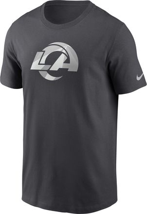 Nike Los Angeles Rams Fractal Logo Nike Mens NFL T-Shirt in Grey | NP9906F9X-XER