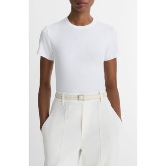 Vince Shrunken 90s T-Shirt in Optic White at Nordstrom, Size Xx-Small