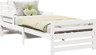 vidaXL Vidaxl - Cama Extensible Para Ni&ntilde;os Other Blanco 80 X 130 / 165 / 200 Cm
