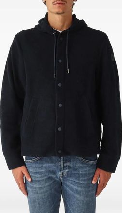 Colmar Hoodie met knoopsluiting - Blauw