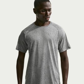Nike Mens Stride Dri-FIT ADV Short-Sleeve Running Top in Grey | HV5203-084