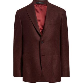 Vince Iker Slim Fit Cashmere Sport Coat in Burgundy at Nordstrom Rack, Size 36 Regular