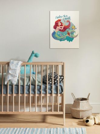 Komar Leinwandbild »Disney Ariel Explore your World« Disney 1 Stk. tlg. 30 x 40 cm (Breite x Höhe) - Kinderzimmer, Dekoration