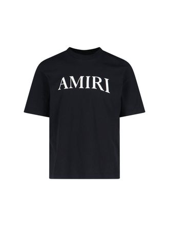 Amiri Black Core Logo Cotton T-Shirt
