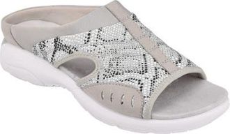 Easy Spirit Traciee Sandal in Silver at Nordstrom, Size 7.5