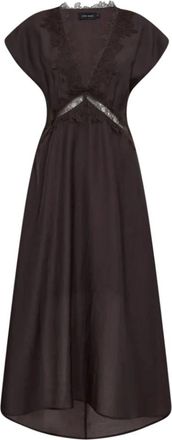 Copenhagen Muse Maxi Jurken - Dames - Casual kleedjes - Bruin - XS - Kleedjes
