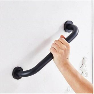 OEM Barra De Apoyo Para Ba&ntilde;era De Acero Inoxidable Negro De 43 Cm De Largo, Soporte Para Toallas De Pared Con Agarre Antideslizante, Barra De Apoyo Para I