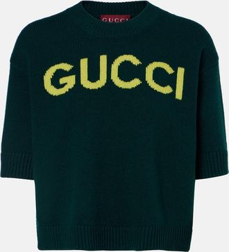Gucci Logo wool top
