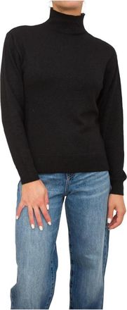 A|X Armani Exchange Zwarte Pullover Trui - Dames - Coltruien - Zwart - M - Wol - Truien & Vesten