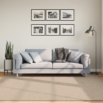 Berkfield Home Rug HUARTE Short Pile Soft & Washable Sand 200x200 cm in Brown | Size: Medium