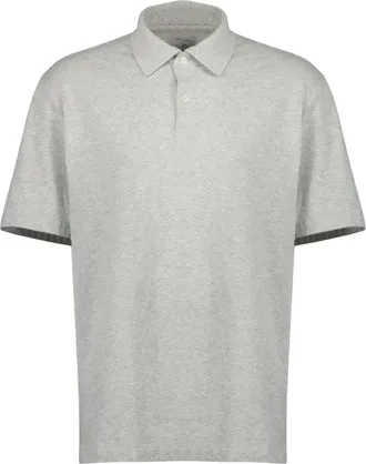 Officine G&eacute;n&eacute;rale Tops, Heren, Grijs, S, Katoen, Bruno Polo