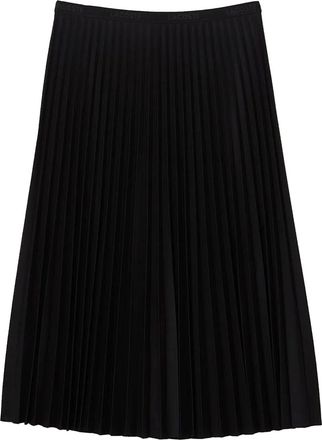Lacoste Dames/Dames Vloeiend Geplooide Elastische Taille Rok (Zwart)