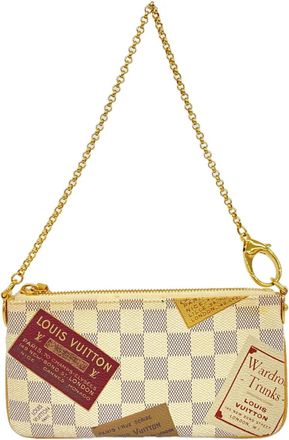 Louis Vuitton White Pouch (Pre-Owned)