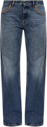 Etro Straight Jeans - Heren - Regular Fit Jeans - Blauw - W31 - Jeans