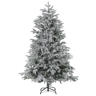 Beliani &Aacute;rbol de navidad efecto nieve 210 cm blanco