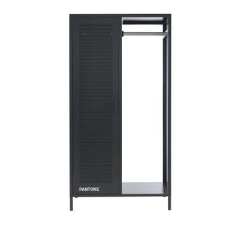 Pantone armario de metal gris antracita con espacio para colgar h145cm