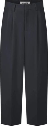 Rossi Noa Crop Fluid Cade - Dames - Vrijetijds broeken - Blauw - M - Polyester - Broeken