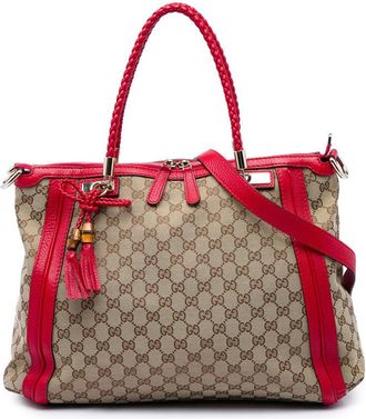 Gucci Pre-owned Gucci GG Canvas Bella Convertible Tote Ladies E35UGTS6D894LF4M