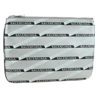 Balenciaga Pre-owned Clutches, female, Gray, Size: ONE SIZE Pre-owned Vintage Clutch Bag