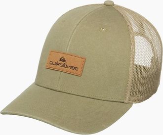 Quiksilver Mens Quiksilver Mens Down The Hatch Trucker Baseball Cap - Tan - Size: ONE size