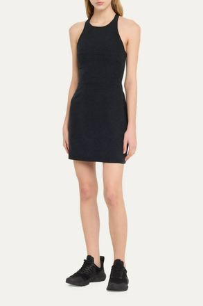 Beyond Yoga Spacedye Refocus Mini Dress In Black