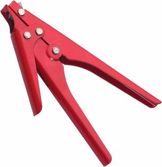 OEM Alicates Para Bridas - Pistola Para Bridas - Agrupaci&oacute;n Eficiente - Tensi&oacute;n Ajustable - 195 Mm - Rojo