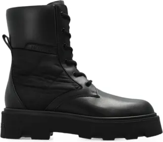 Moncler Black Quilted Boots