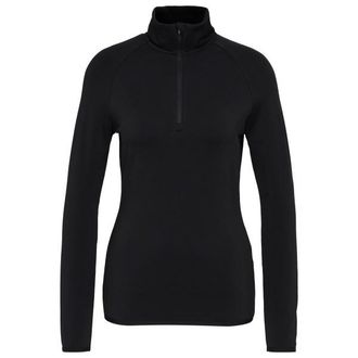 Stoic MerinoSoft245 TuleboSt. II Half Zip Merinounterw&auml;sche f&uuml;r Damen | schwarz