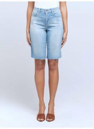 L'agence Taylor High Rise Denim Short In Ashford