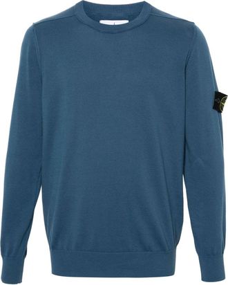 Stone Island 540B2 ribbed jumper - men - Cotton - M - Blue