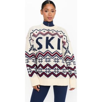 Show me your Mumu Ski in Sweater in Cream Ski Knit at Nordstrom, Size X-Small
