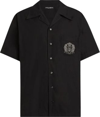 Dolce & Gabbana Hawaii Short-Sleeved Cotton Shirt