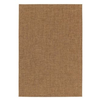Sweeek Alfombra interior/exterior efecto yute color caramelo