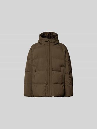 Closed Closed Steppjacke mit Kapuze in Khaki, Gr&ouml;&szlig;e XL
